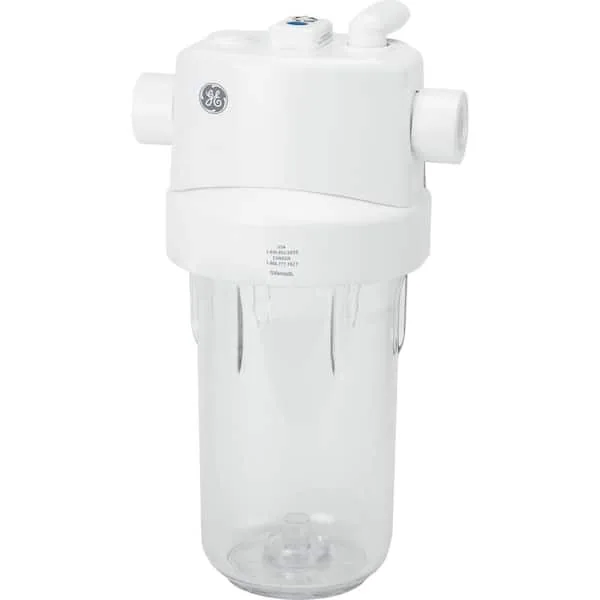 Sistema de filtración para toda la casa GE GXWH40L con sumidero transparente