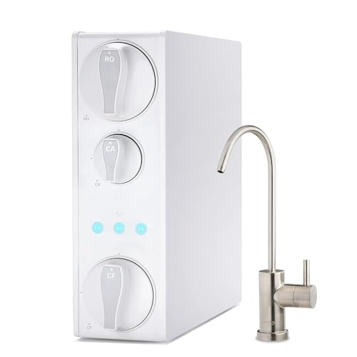 Sistema de ósmosis inversa sin tanque iSpring RO500AK-BN de 500 GPD