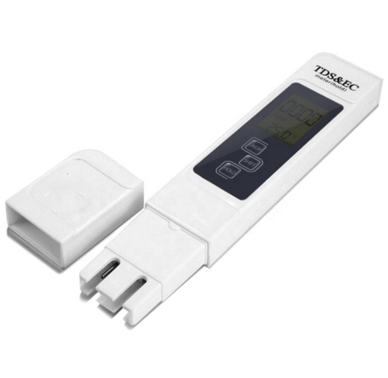 Medidor digital de TDS para comprobar la calidad del agua